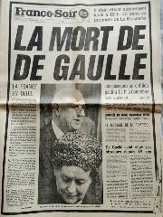 journal France Soir 11/11/1970